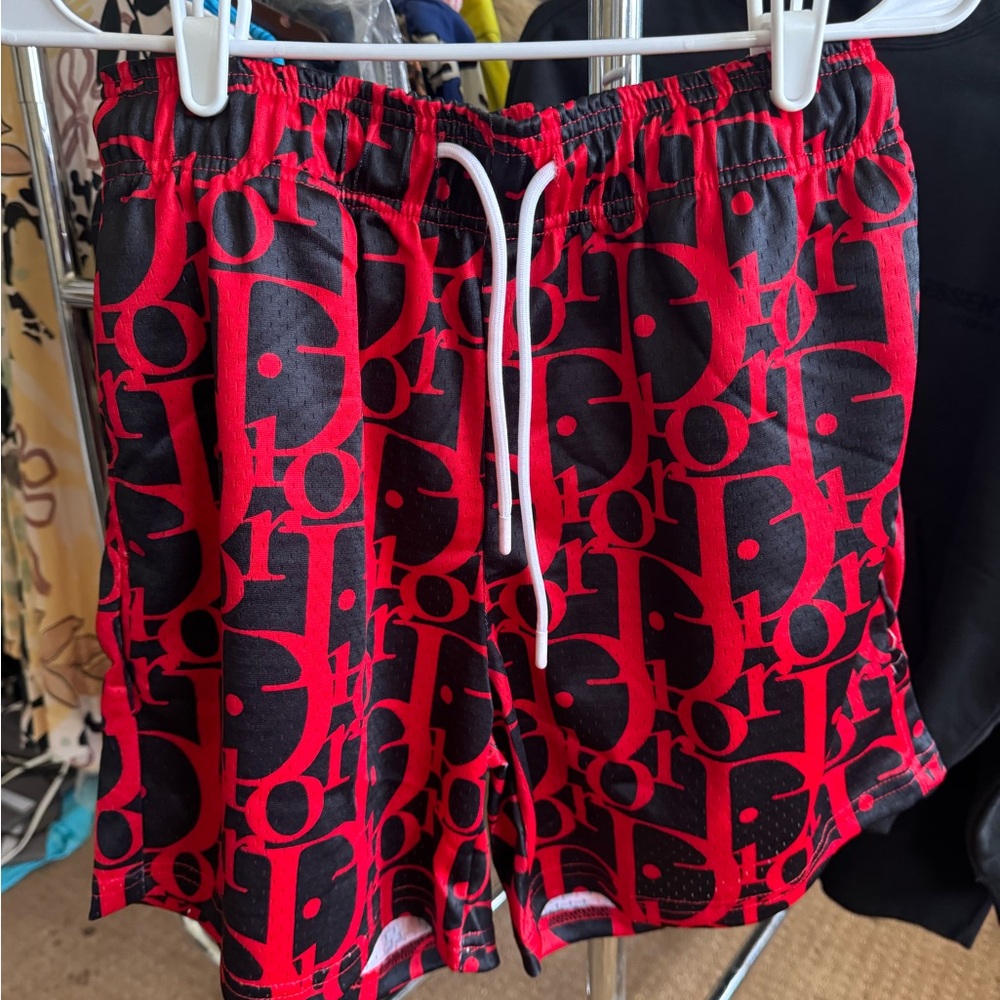 Shorts - Red & Black Small